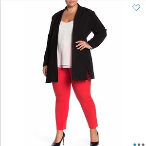 T Tahari Plus Size Open Front Blazer Black Sz 22W